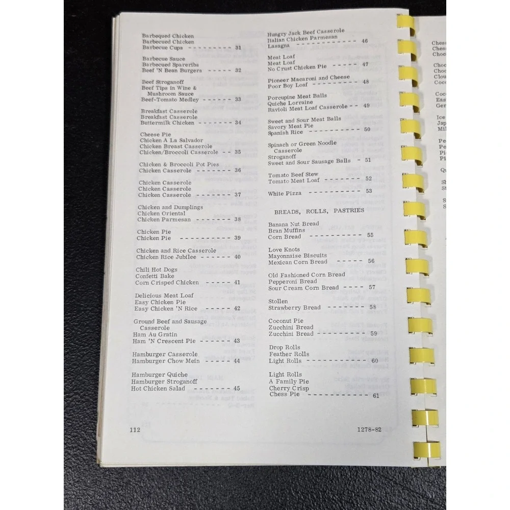 Brookstown United Methodist Church Cookbook‎ Pfafftown, North Carolina 1982